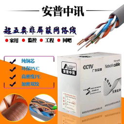 安普中讯千兆纯铜仿皮草超五类网络线 打造高速稳定网络体验的专业之选